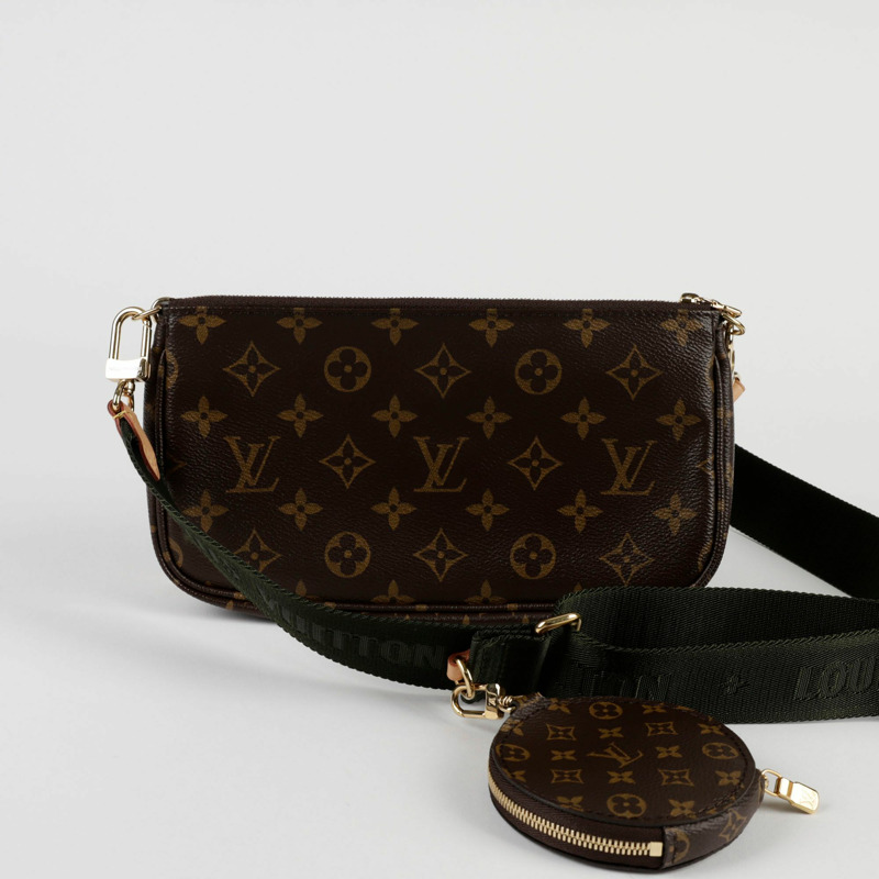 LOUIS VUITTON Monogram Multi Pochett 配件單肩包與斜背包-4