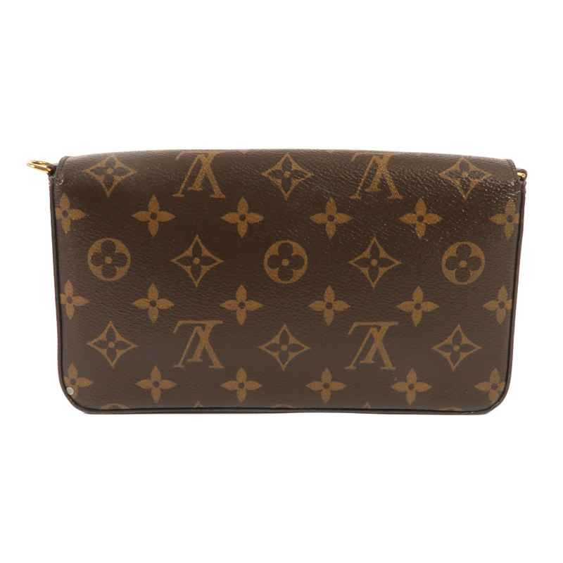 LOUIS VUITTON Monogram Pochette Felicie金扣鏈帶肩背袋-1