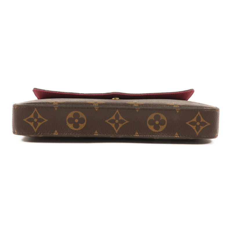 LOUIS VUITTON Monogram Pochette Felicie金扣鏈帶肩背袋-3