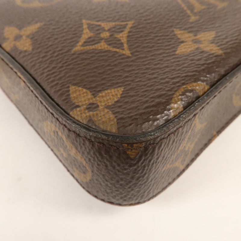 LOUIS VUITTON Monogram Pochette Felicie金扣鏈帶肩背袋-7