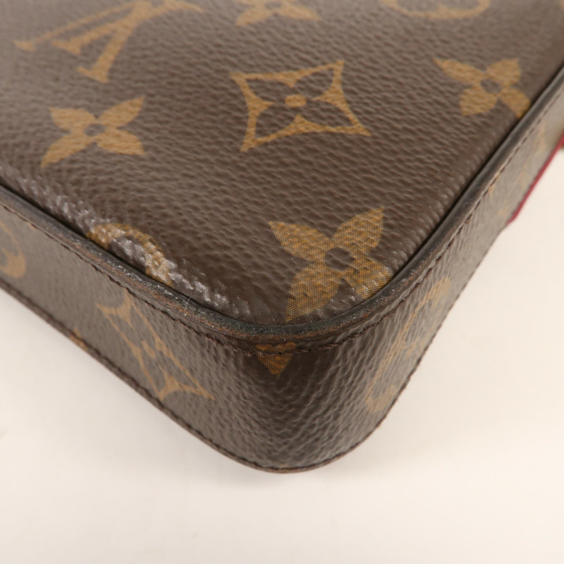 LOUIS VUITTON Monogram Pochette Felicie金扣鏈帶肩背袋-8