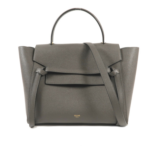 CELINE 牛皮皮革Belt Bag金扣手挽肩背兩用袋