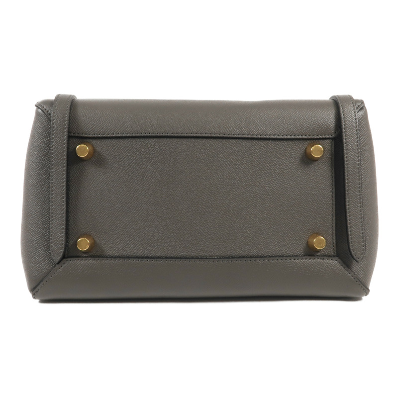 CELINE 牛皮皮革Belt Bag金扣手挽肩背兩用袋-3