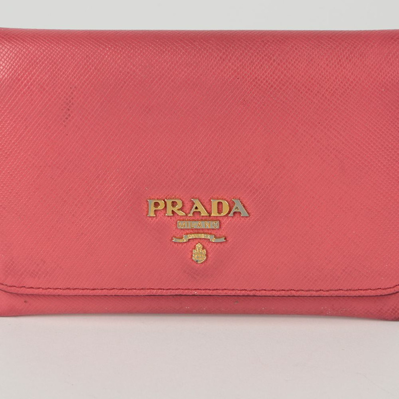 PRADA 金屬標誌卡夾-1