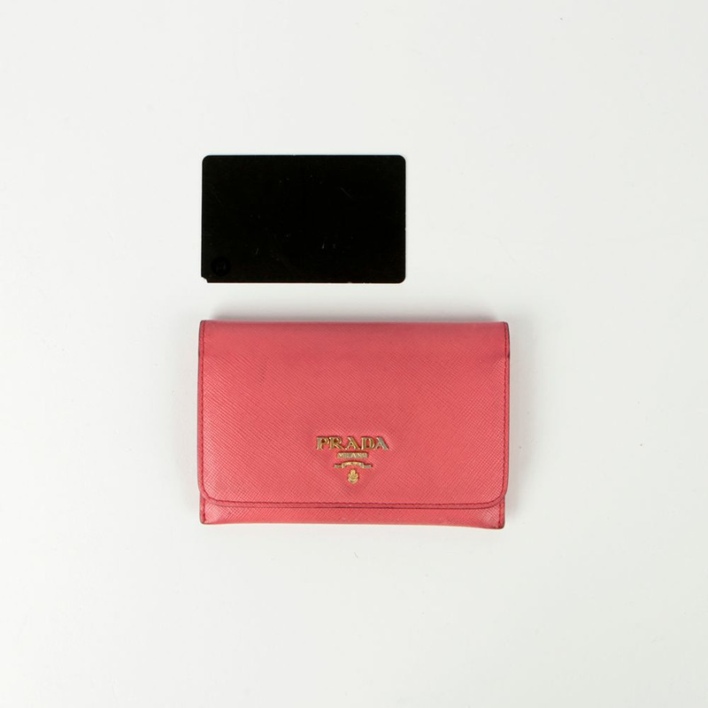 PRADA 金屬標誌卡夾-16