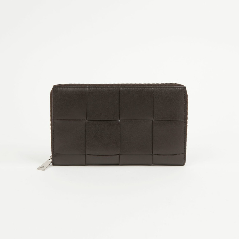 BOTTEGA VENETA Intrecciato Cassette 拉鍊長版錢包-0