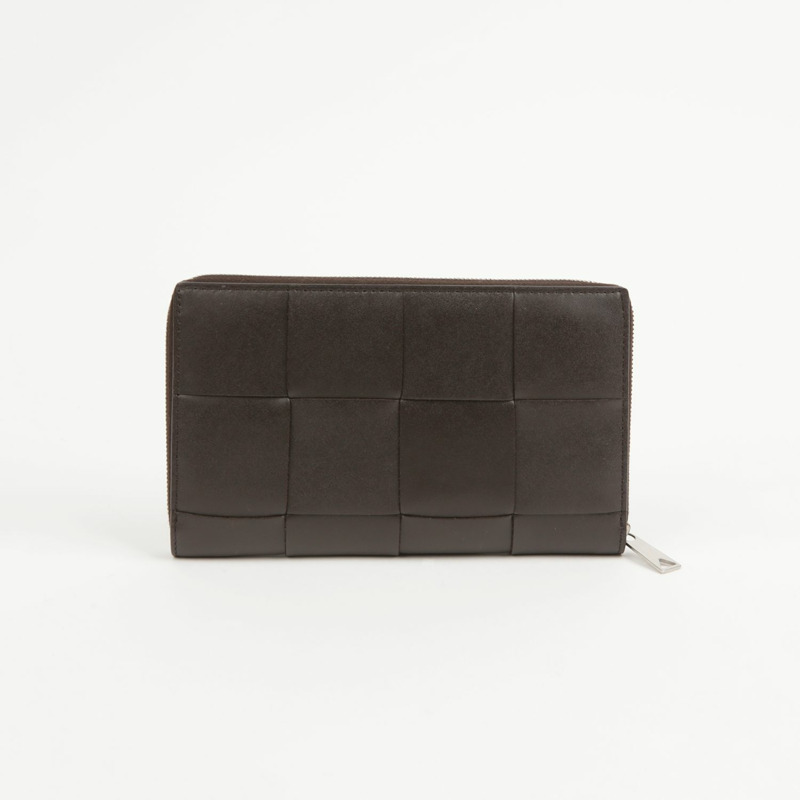 BOTTEGA VENETA Intrecciato Cassette 拉鍊長版錢包-1