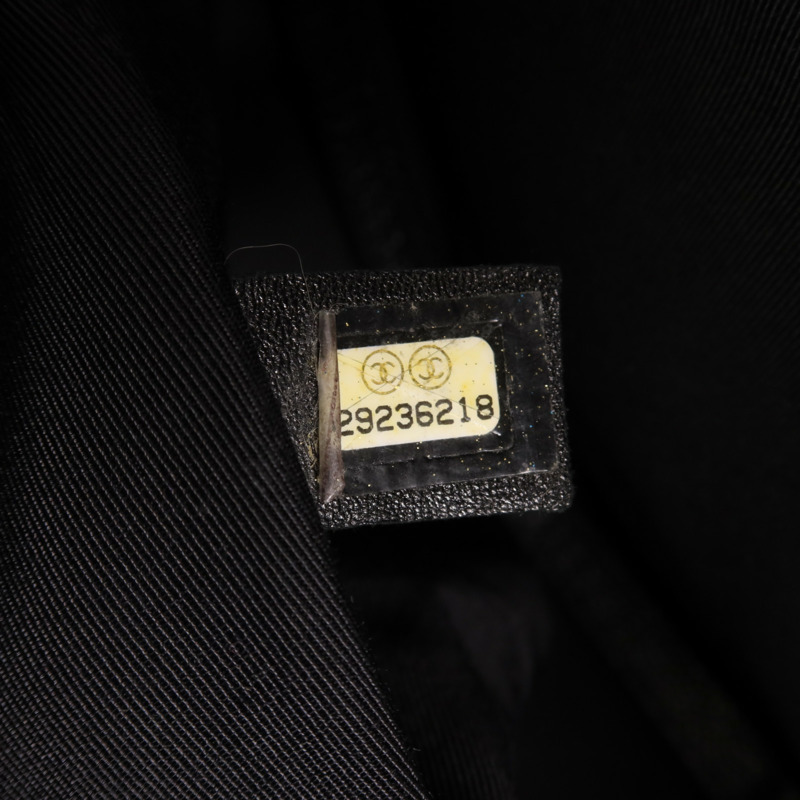 CHANEL 牛皮皮革Chain Tote金扣鏈帶肩背袋-11