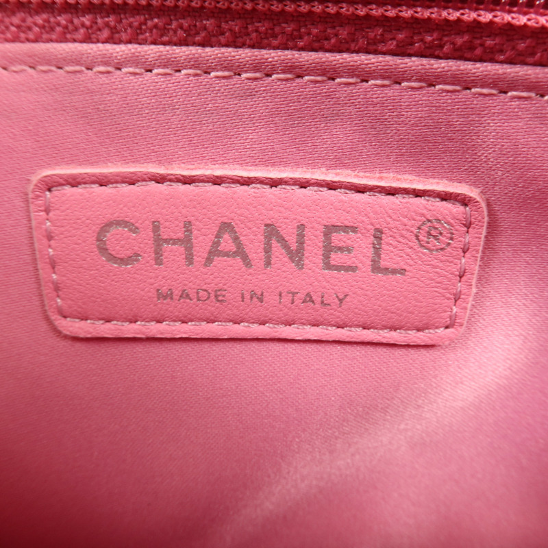 CHANEL 羊皮皮革Chain Shoulder鏈帶肩背袋-10