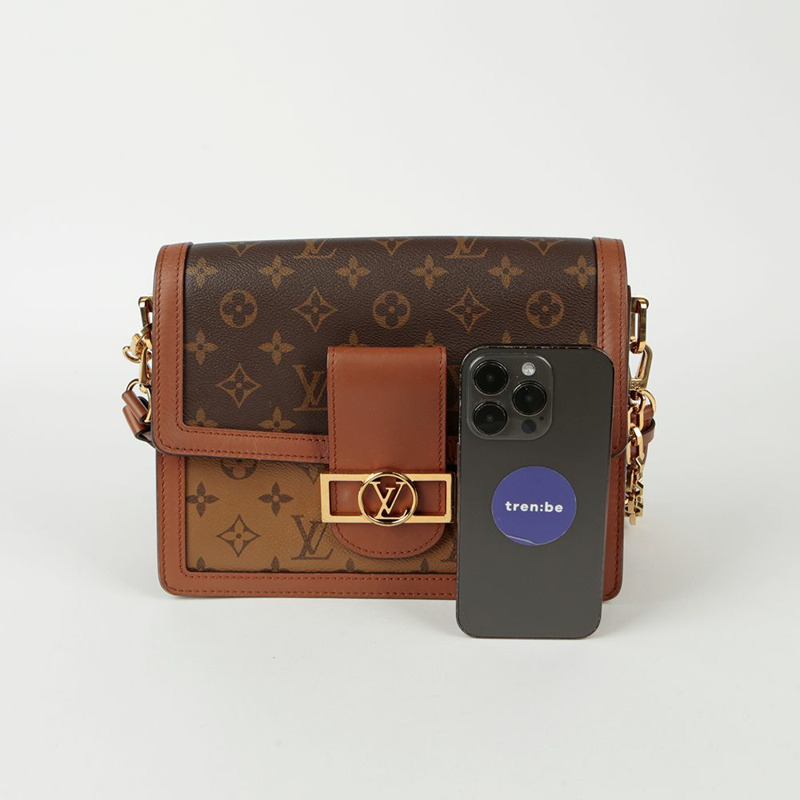 LOUIS VUITTON Dauphine MM 肩背包與斜背包-9