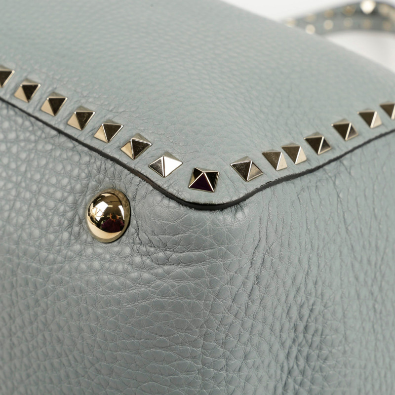 VALENTINO Rockstud 中型手提包與肩背包-8