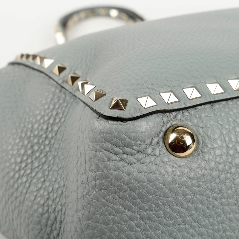 VALENTINO Rockstud 中型手提包與肩背包-9