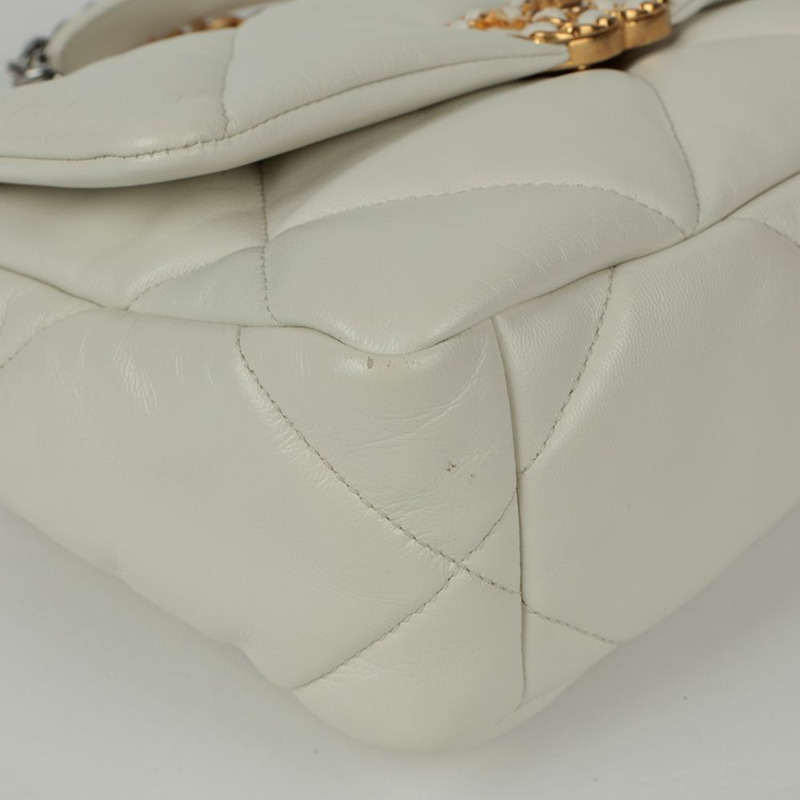 【包稅】CHANEL 19吋中翻蓋手提單肩包-6