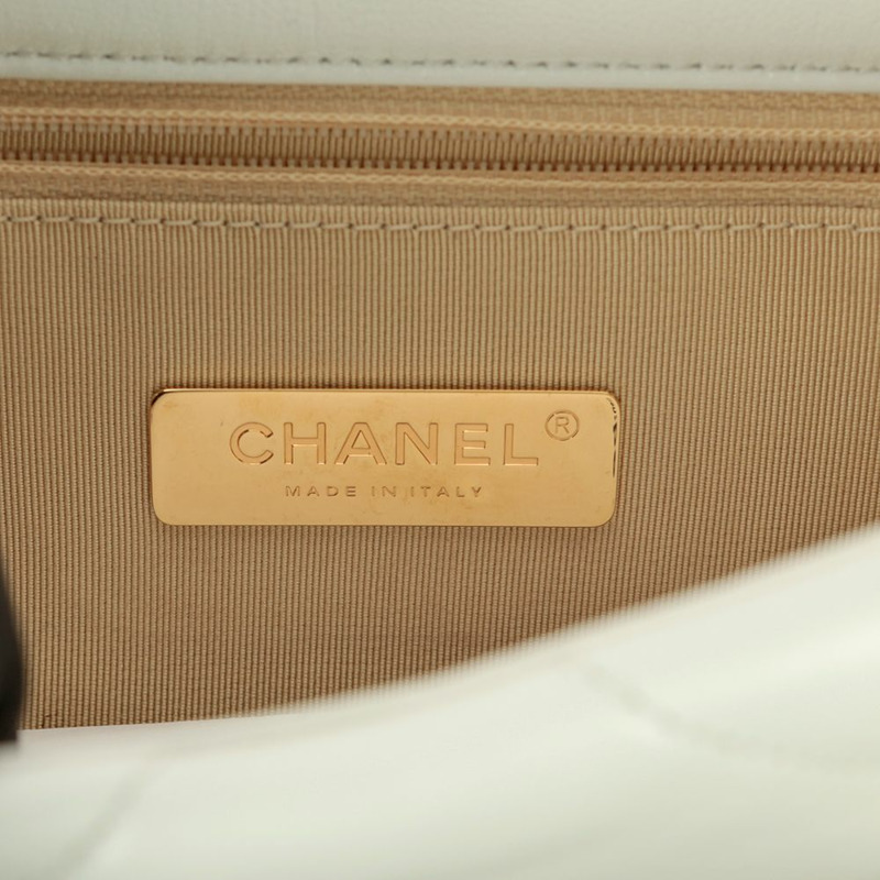 【包稅】CHANEL 19吋中翻蓋手提單肩包-12