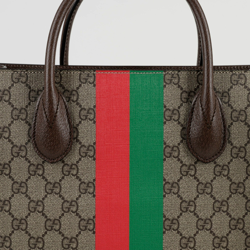 GUCCI GG Tiger 中型手提包與肩背包-6