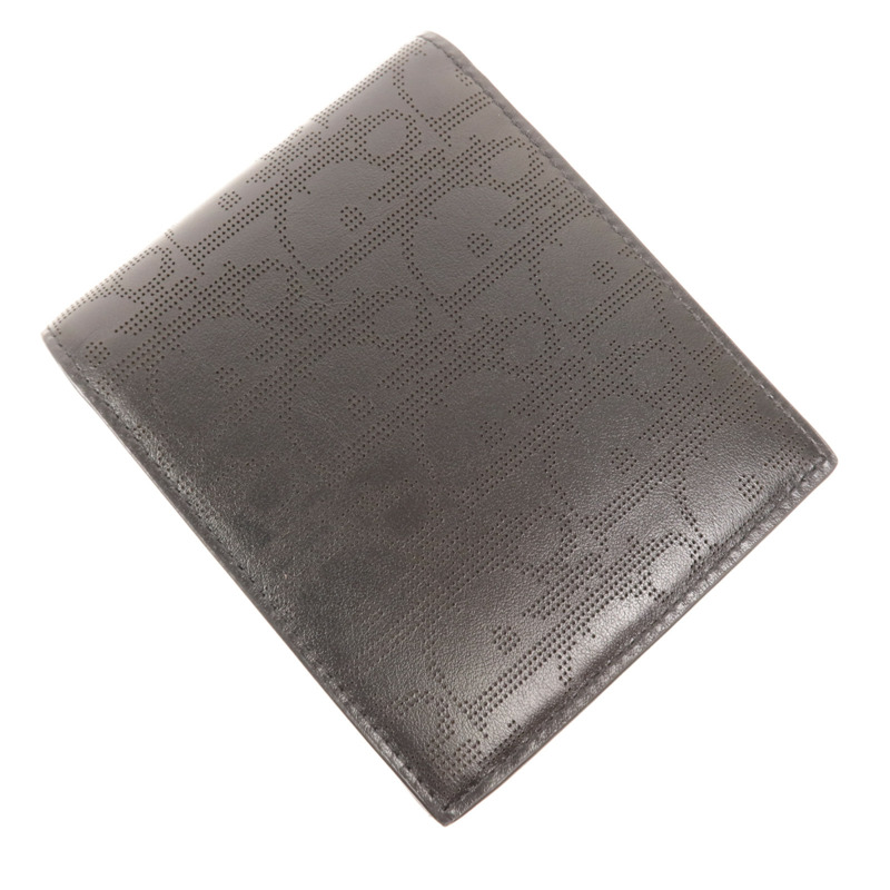 Dior 牛皮皮革Wallet銀扣錢包-3