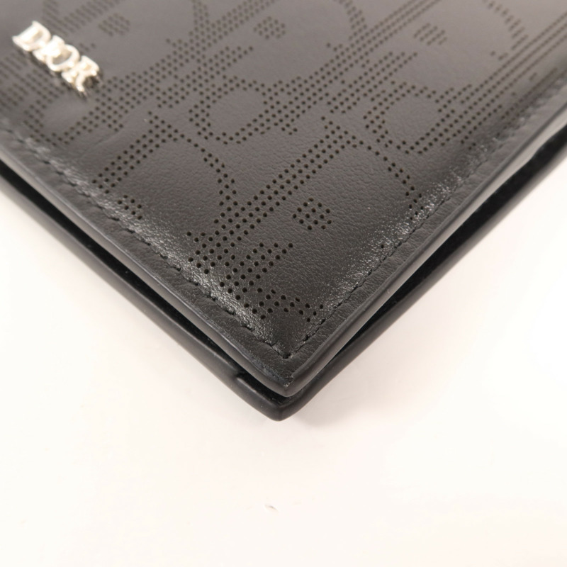 Dior 牛皮皮革Wallet銀扣錢包-9