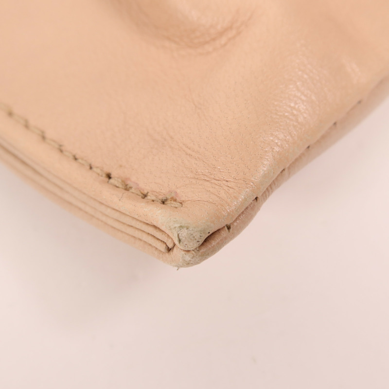 GUCCI 牛皮皮革Clutch Bag銀扣手拿包-8