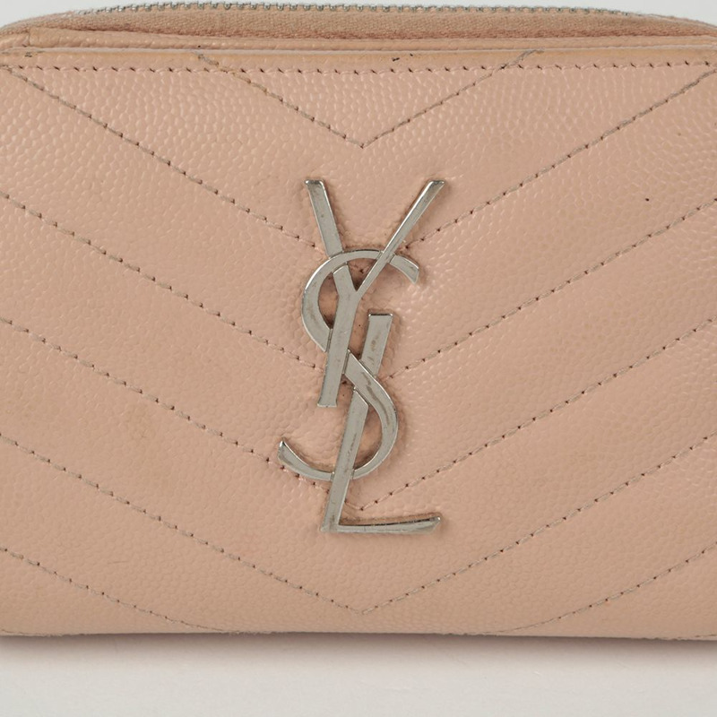 SAINT LAURENT 緊湊型拉鍊皮夾-1