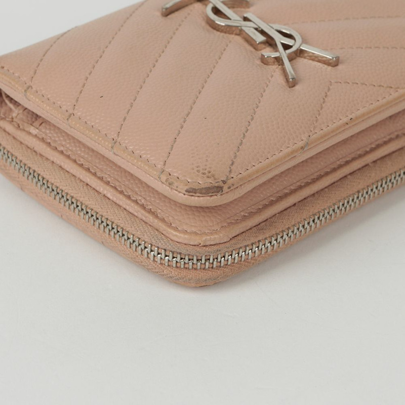 SAINT LAURENT 緊湊型拉鍊皮夾-6