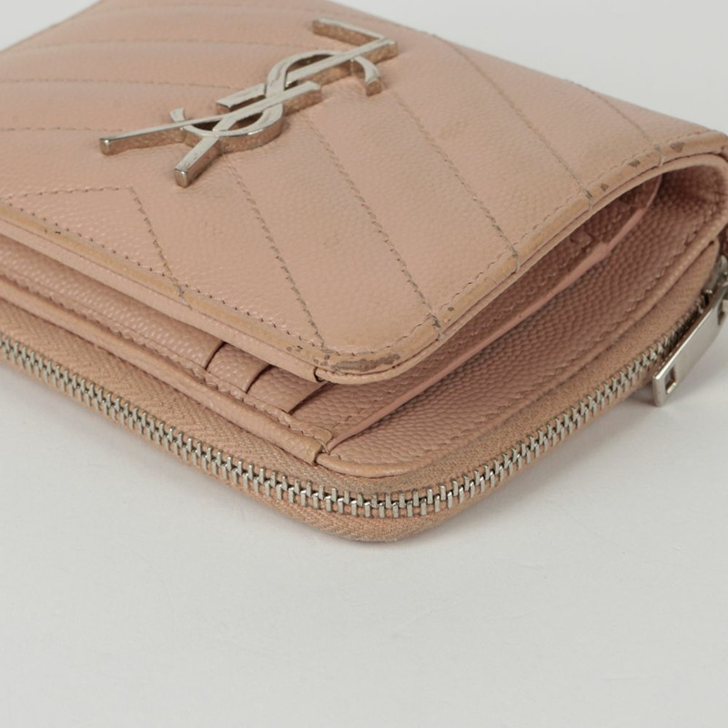 SAINT LAURENT 緊湊型拉鍊皮夾-7
