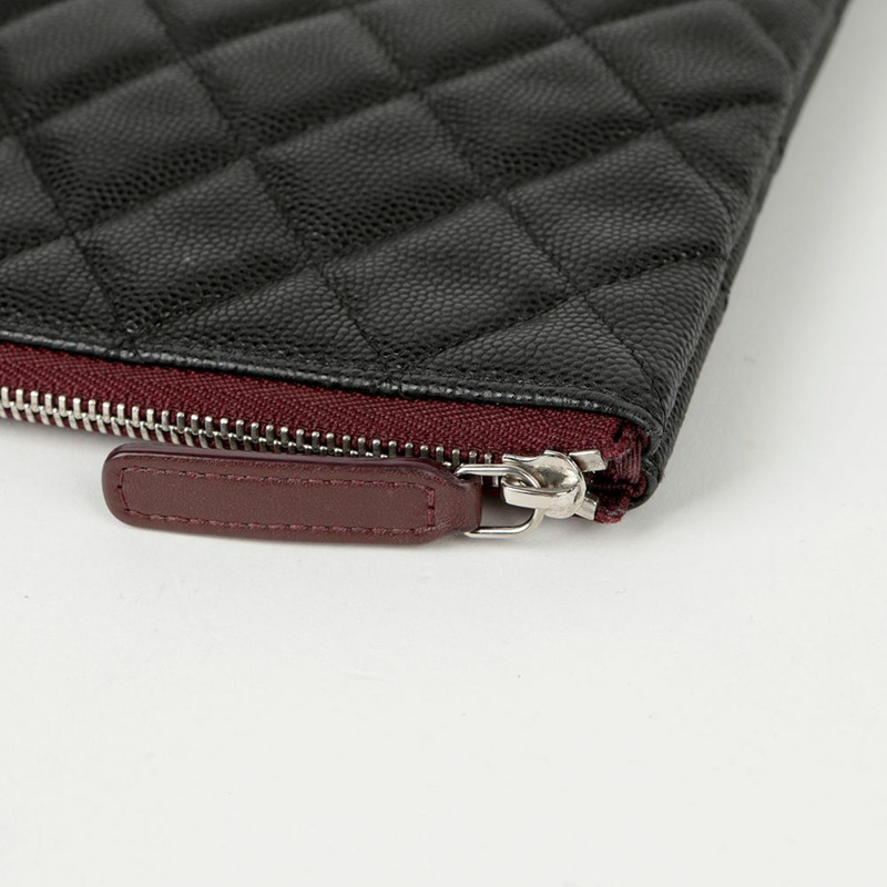 CHANEL Caviar Skin 經典大手拿包 A82552-9