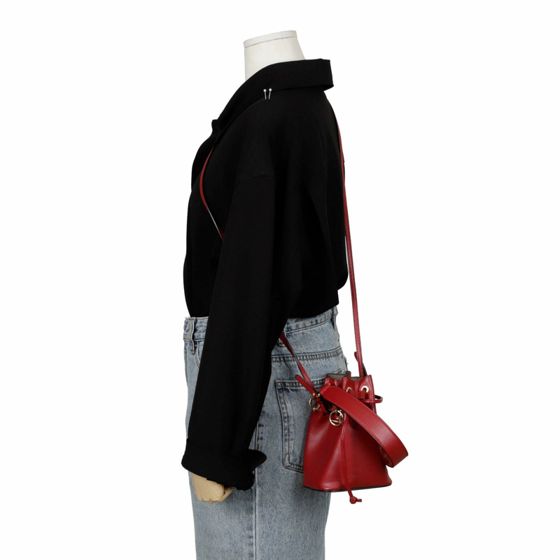 FENDI Montrezzo 迷你水桶手提單肩包-8
