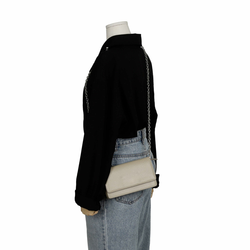 MAISON MARGIELA 針線鏈皮夾斜挎包-8