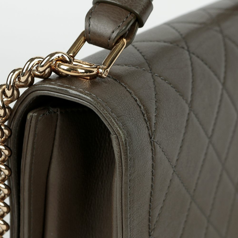 CHANEL Label Click 中型托特單肩包-6