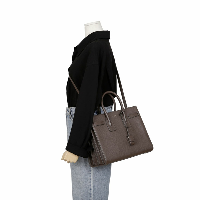 【包稅】SAINT LAURENT 小號手提單肩包 355153-7