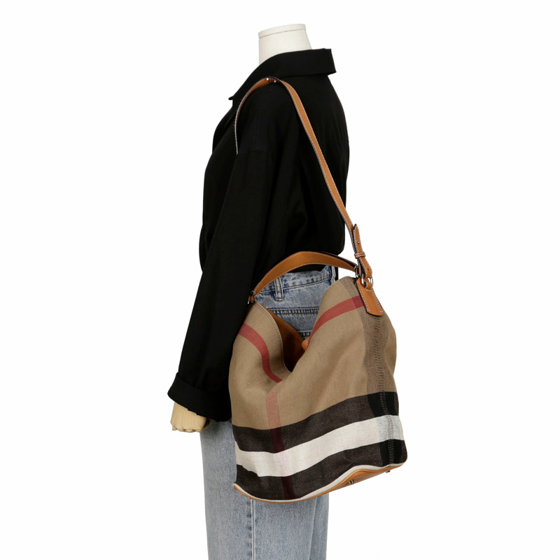 BURBERRY Ashby Hobo 中型托特單肩包-16