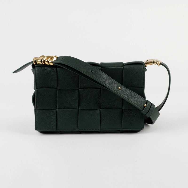 BOTTEGA VENETA Intrecciato 盒式單肩斜背包-1
