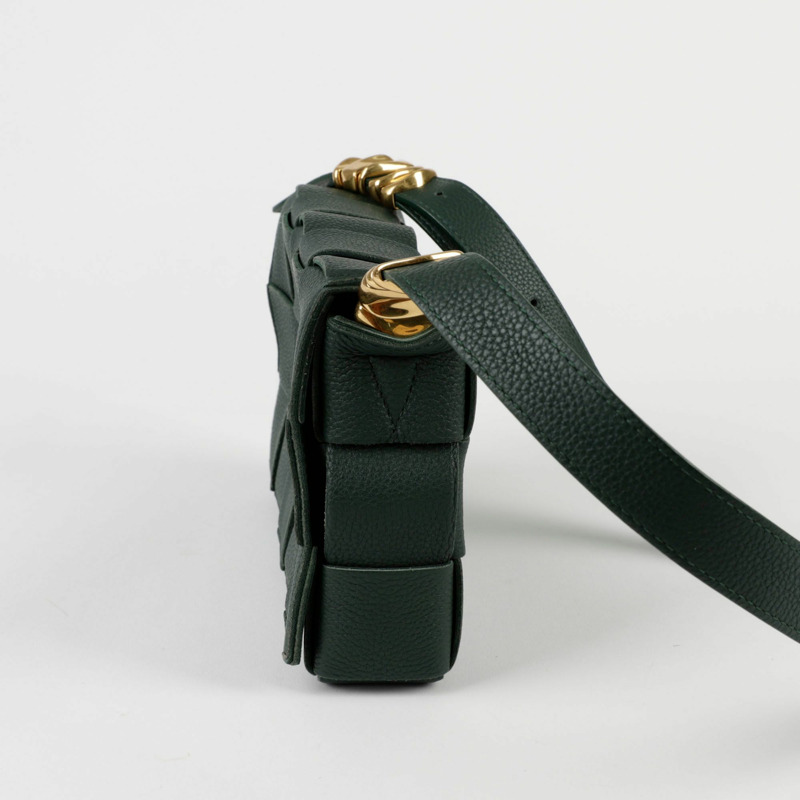 BOTTEGA VENETA Intrecciato 盒式單肩斜背包-4