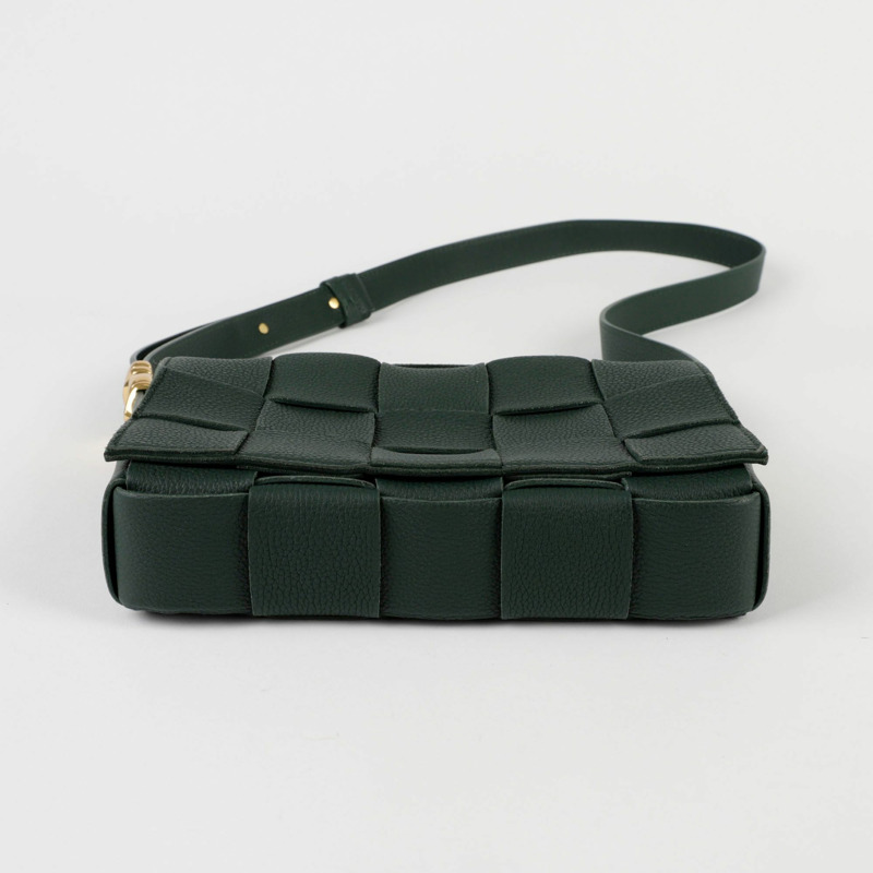 BOTTEGA VENETA Intrecciato 盒式單肩斜背包-7