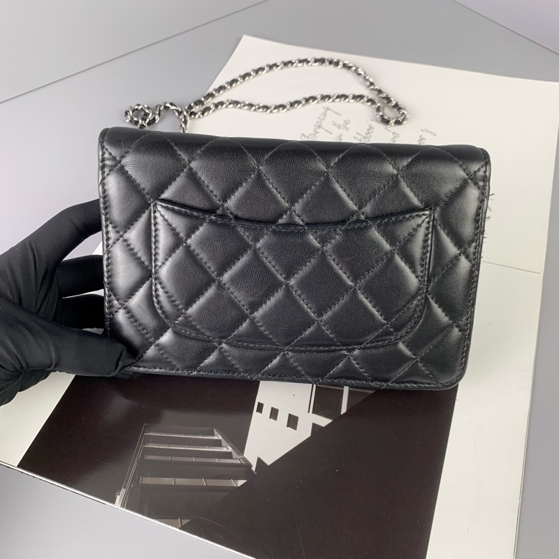 ◻️Chanel woc 羊皮黑銀 新改款/磁吸釦-2