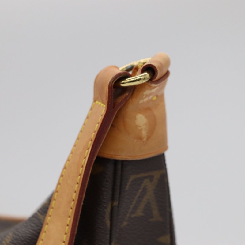 Louis Vuitton 路易威登 復古 小號 牛角包 棕色花紋 單肩包-5