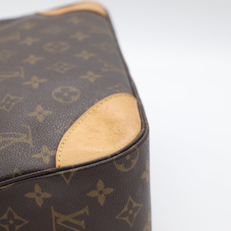 Louis Vuitton 路易威登 復古 小號 牛角包 棕色花紋 單肩包-6