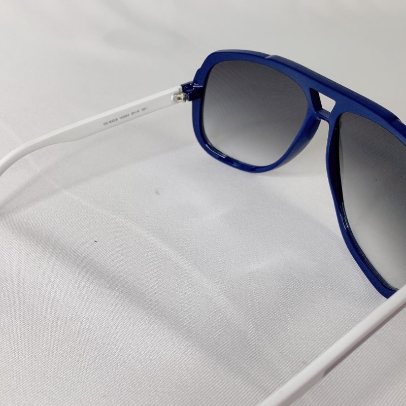 GUCCI 藍白膠框太陽眼鏡-4