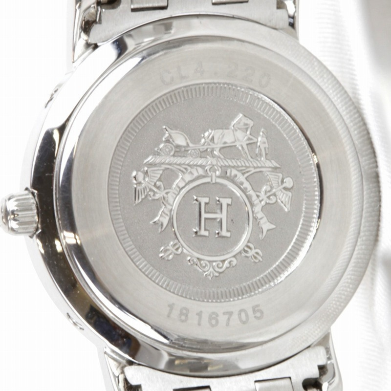 HERMES Clipper CL4.220 手錶，日期，石英，電池供電，女士-3