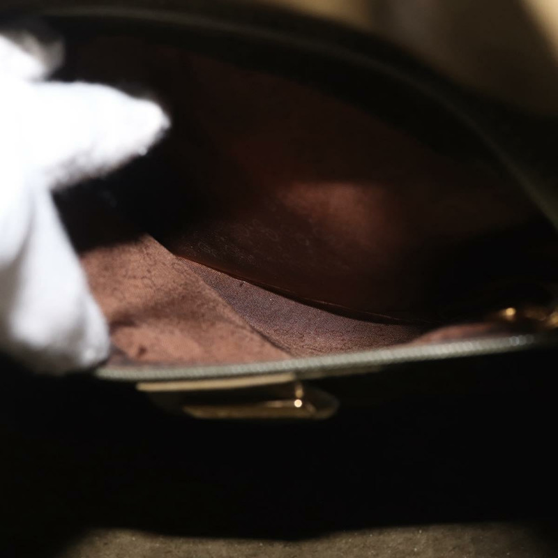 【日本直送】GUCCI 單肩包 皮革 卡其色 金色 正品 gh834-10