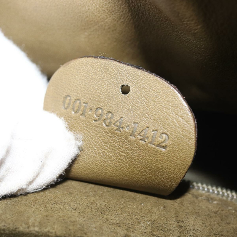 【日本直送】GUCCI 單肩包 皮革 卡其色 金色 正品 gh834-11
