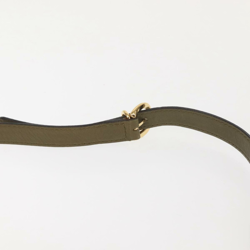 【日本直送】GUCCI 單肩包 皮革 卡其色 金色 正品 gh834-13