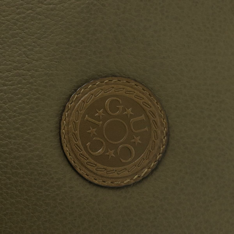 【日本直送】GUCCI 單肩包 皮革 卡其色 金色 正品 gh834-17
