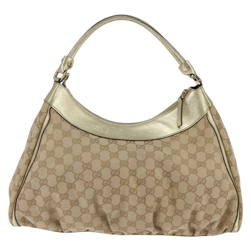 【日本直送】GUCCI GG帆布Abbey單肩包 米色 金色 189833 正品 144659-1