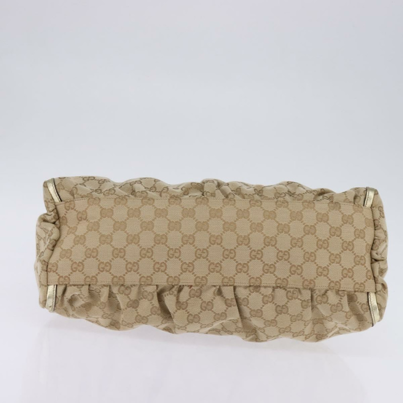 【日本直送】GUCCI GG帆布Abbey單肩包 米色 金色 189833 正品 144659-4