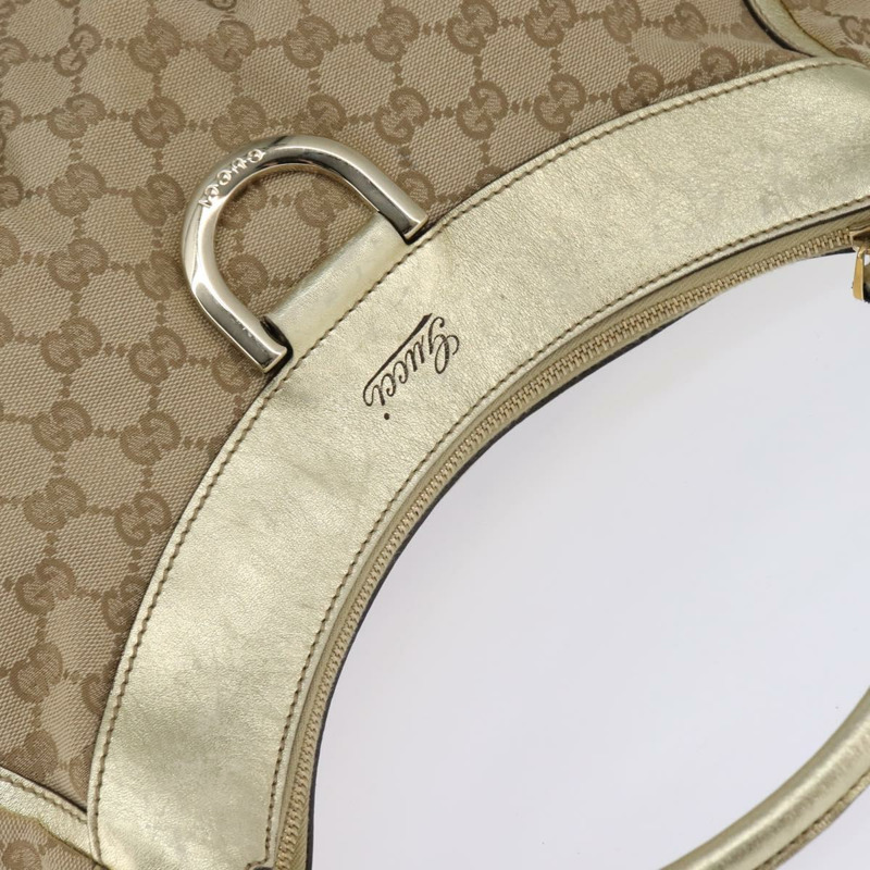 【日本直送】GUCCI GG帆布Abbey單肩包 米色 金色 189833 正品 144659-5