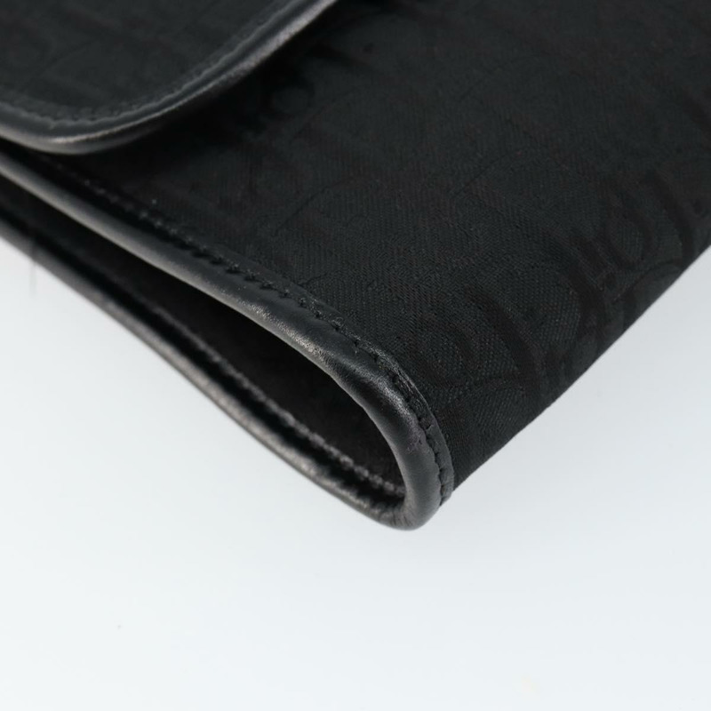 【日本直送】Christian Dior Trotter 帆布鏈條單肩包 黑金 正品 144628-14