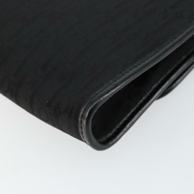 【日本直送】Christian Dior Trotter 帆布鏈條單肩包 黑金 正品 144628-15