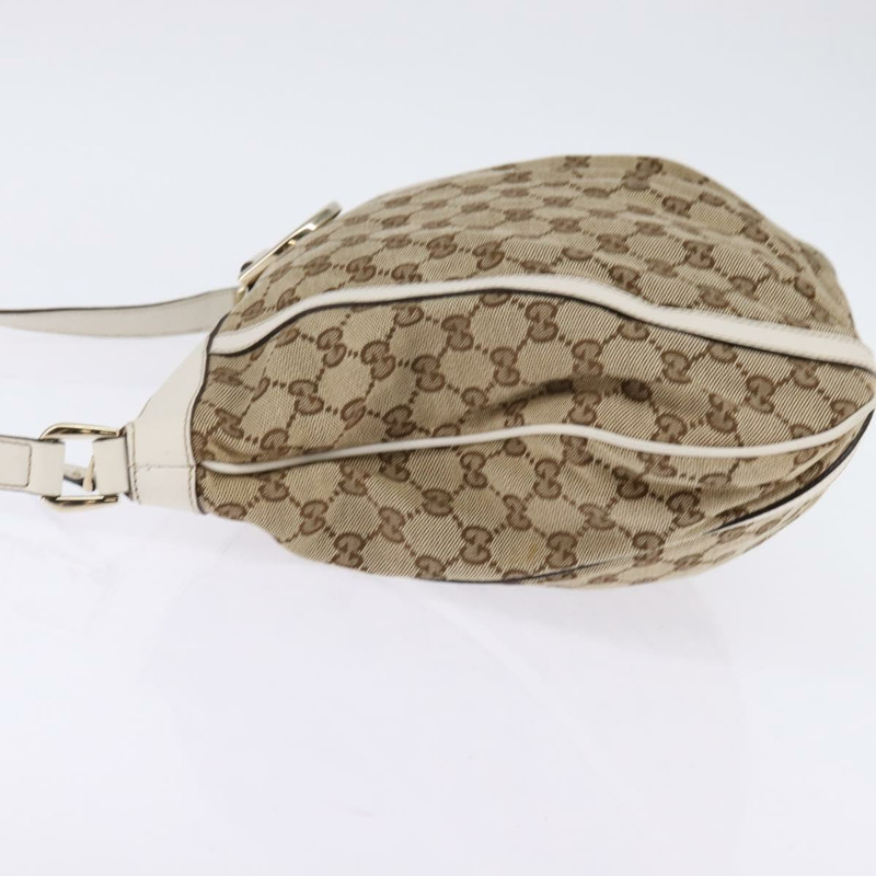 【日本直送】GUCCI GG 帆布 Abbey 單肩包 米色金色 204940 正品 144608-2