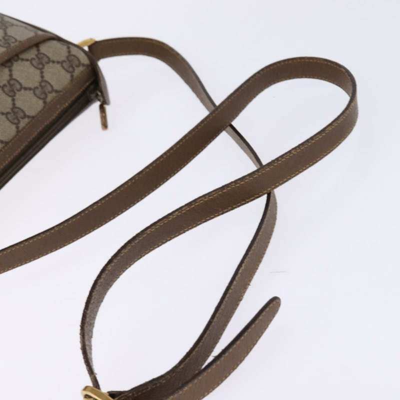 【日本直送】GUCCI GG Supreme Web Sherry Line 單肩包 PVC 米色 56 02 032 正品 145478-6